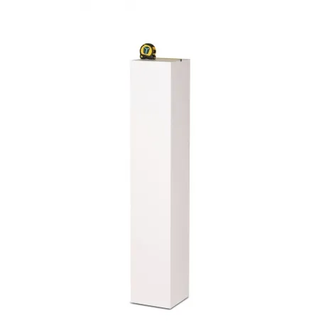 MDF witte sokkels | plantenzuilen | zuilen wit MDF zijdeglans