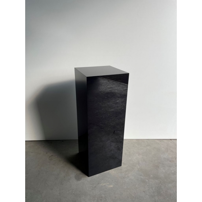 Solits sokkel zwart hoogglans, 33 x 33 x 90 cm (lxbxh) - SALE