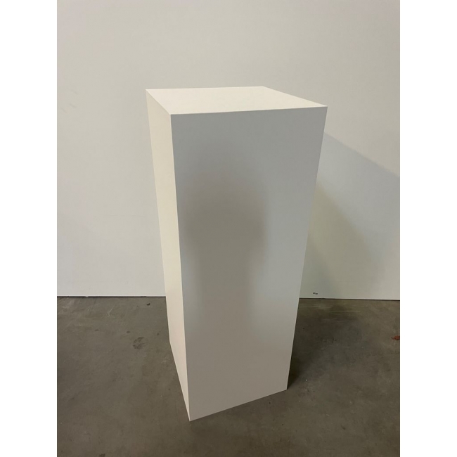Solits sokkel wit mat, 40 x 40 x 110 cm (lxbxh) - SALE