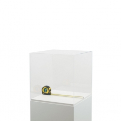 Plexiglas vitrinekap | plexiglas stolp | maquettekap op maat