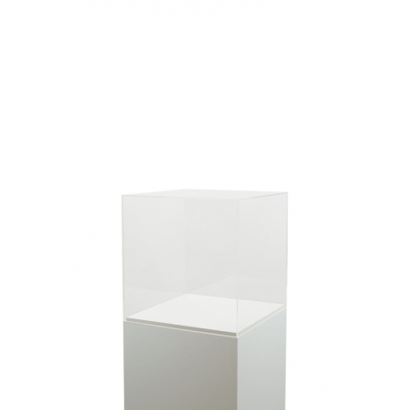 Plexiglas vitrinekap | plexiglas stolp | maquettekap op maat