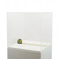 Plexiglas vitrinekap | plexiglas stolp | maquettekap op maat
