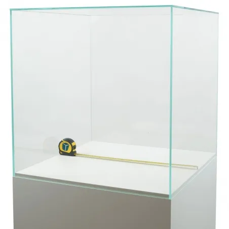 Glazen vitrinekap | glazen stolp voor op sokkel | museumvitrine