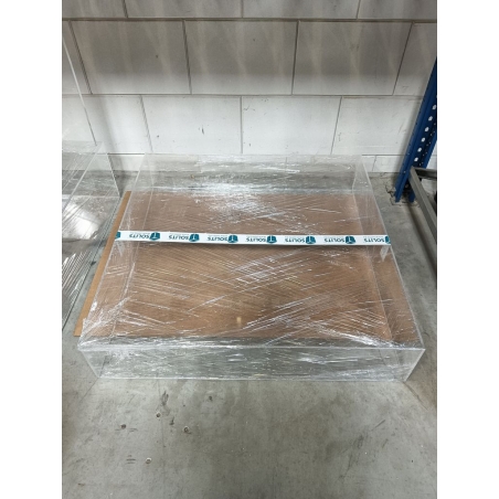 plexiglas vitrinekap, 98,5 x 98,5 x 20 cm (LxBxH) - SALE