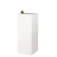 MDF wit hoogglans sokkels | zuilen wit hoogglans MDF