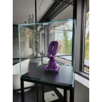 Glazen vitrinekap | glazen stolp voor op sokkel | museumvitrine