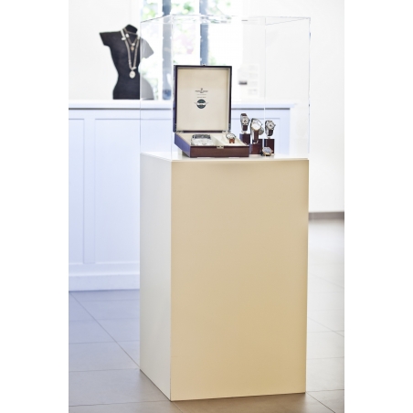 witte sokkels | plantenzuilen | zuilen wit