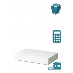 Etalage sokkel wit mat, op maat