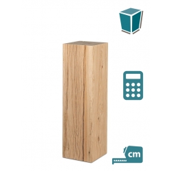 Eiken houten sokkels | massief houten zuilen | uitstekende kwaliteit