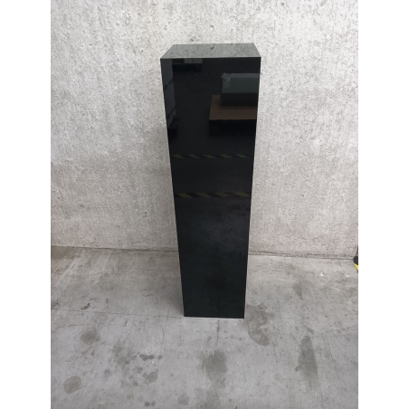 Solits sokkel zwart hoogglans, 25 x 25 x 100 cm (LxBxH) - SALE