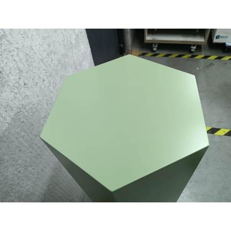 Hexagon sokkel, groen, 30 x 30 x 100 cm (LxBxH) - SALE Hexagon sokkel, groen, 30 x 30 x 100 cm (LxBxH) - SALE