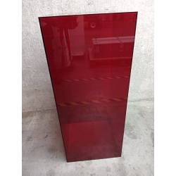 plexiglas sokkel, rood, 3mm, 40 x 40 x 100 cm (LxBxH) - SALE