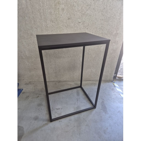 industriële stalen sokkel, met stonelook top, 58 x 45 x 85 cm (LxBxH) - SALE industriële stalen sokkel, met stonelook top, 58 x 45 x 85 cm (LxBxH) - SALE
