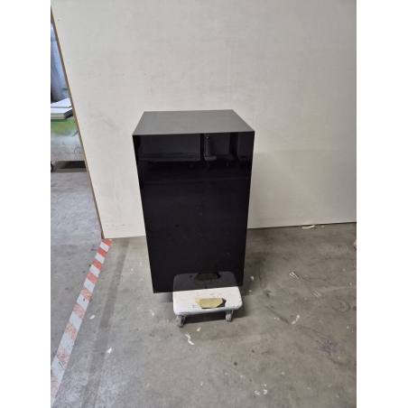 Solits sokkel zwart hoogglans, 40 x 40 x 70 cm (LxBxH) - SALE
