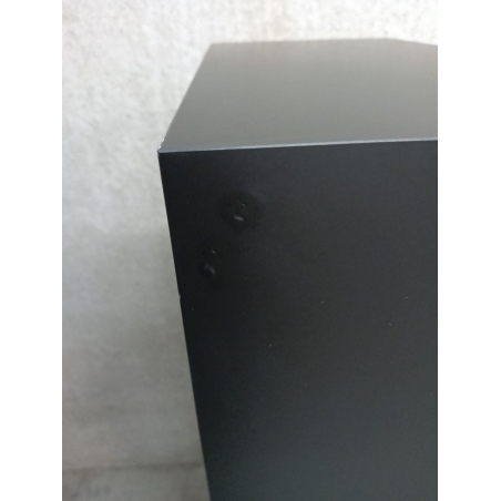 Solits sokkel zwart mat, 47 x 23 x 115 cm (LxBxH) - SALE