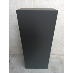 Solits sokkel zwart mat, 47 x 23 x 115 cm (LxBxH) - SALE