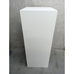 Solits sokkel wit mat, 45 x 45 x 115 cm (LxBxH) - SALE