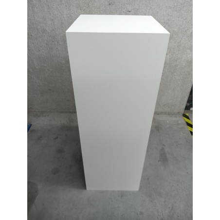 Solits sokkel wit mat, 35 x 35 x 100 cm (LxBxH) - SALE