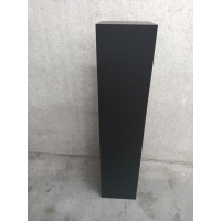 Solits sokkel zwart mat, 25 x 25 x 113 cm (LxBxH) - SALE