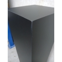 Solits sokkel zwart mat, 25 x 25 x 113 cm (LxBxH) - SALE