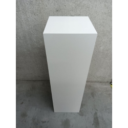 Solits sokkel wit mat, 30 x 30 x 100 cm (LxBxH) - SALE