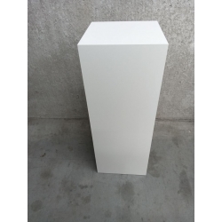 Solits sokkel wit mat, 30 x 30 x 80 cm (LxBxH) - SALE