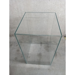 glazen sokkel, 50 x 46 x 80 cm (LxBxH) - SALE