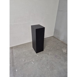 Solits sokkel zwart mat, 26 x 21 x 65 cm (LxBxH) - SALE