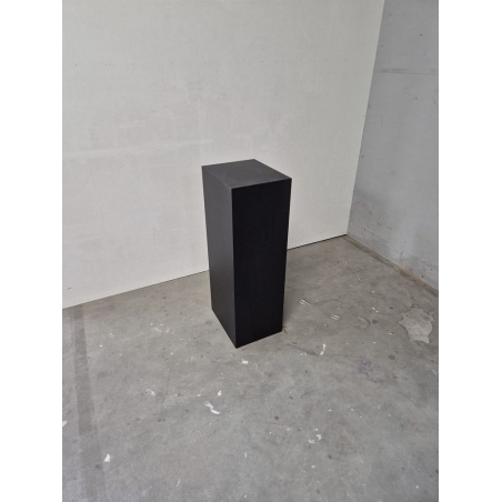 Solits sokkel zwart mat, 26 x 21 x 65 cm (LxBxH) - SALE