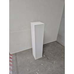 Solits sokkel wit mat, 20 x 20 x 90 cm (LxBxH) - SALE
