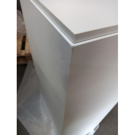 Solits sokkel wit mat, 35 x 35 x 110 cm (LxBxH) met plexiglas vitrinekap, 35 x 35 x 50 cm (lxbxh) - SALE