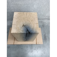 sokkel eiken massief, 28 x 29 x 50 cm (LxBxH) - SALE