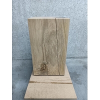 sokkel eiken massief, 28 x 29 x 50 cm (LxBxH) - SALE
