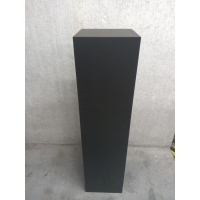 Solits sokkel eiken fineer zwart, 30 x 30 x 120 cm (LxBxH) - SALE