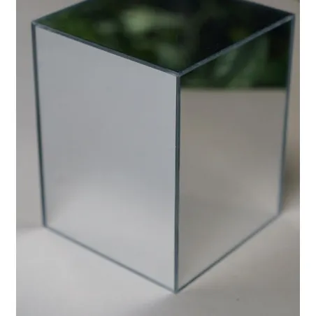 spiegel sokkel (plexiglas), 30 x 30 x 100 cm (lxbxh)