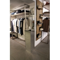 spiegel sokkel (plexiglas), 40 x 40 x 100 cm (lxbxh)