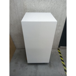 Solits sokkel wit hoogglans, 50 x 50 x 100 cm (LxBxH) - SALE