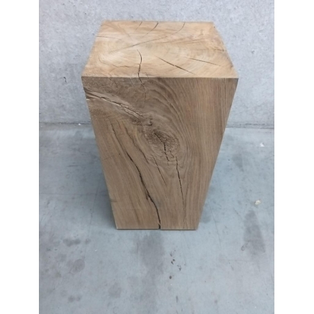 sokkel eiken massief, 26 x 26 x 56 cm (LxBxH) - SALE