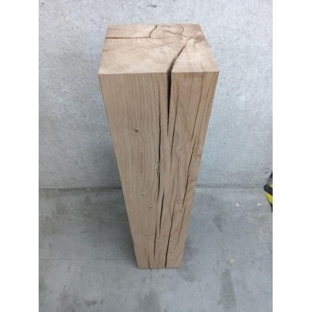 sokkel eiken massief, 19 x 19 x 100 cm (LxBxH) - SALE
