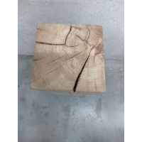 sokkel eiken massief, 19 x 19 x 100 cm (LxBxH) - SALE