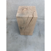 sokkel eiken massief, 28 x 29 x 60 cm (LxBxH) - SALE
