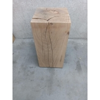 sokkel eiken massief, 28 x 29 x 60 cm (LxBxH) - SALE