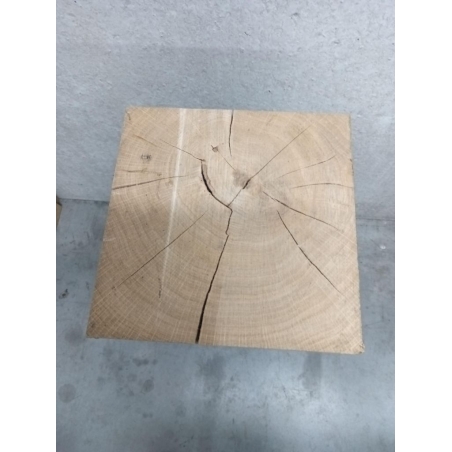sokkel eiken massief, 24 x 24 x 100 cm (LxBxH) - SALE