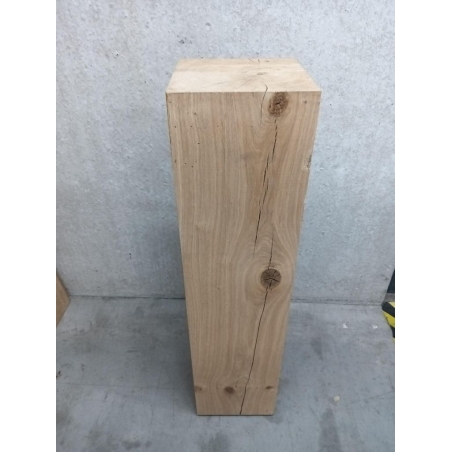 sokkel eiken massief, 24 x 24 x 100 cm (LxBxH) - SALE