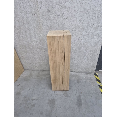 sokkel eiken massief, 24 x 24 x 80 cm (LxBxH) - SALE