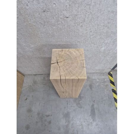 sokkel eiken massief, 24 x 24 x 80 cm (LxBxH) - SALE