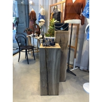 Eiken houten sokkels | massief houten zuilen | uitstekende kwaliteit