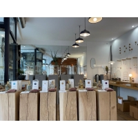 Eiken houten sokkels | massief houten zuilen | uitstekende kwaliteit