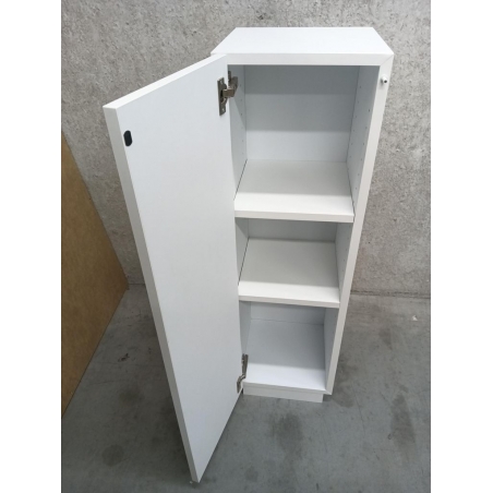 Kast sokkel wit mat, 30 x 30 x 100 cm (LxBxH) - SALE
