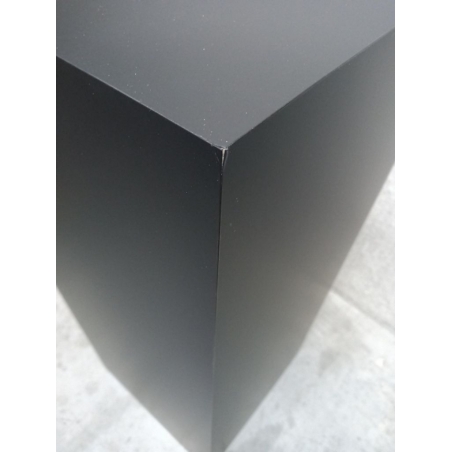 Solits sokkel zwart mat, 40 x 40 x 100 cm (LxBxH) - SALE